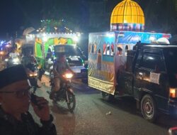 Takbir Keliling Meriahkan Malam Kemenangan di Tanah Luas