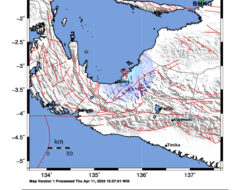 Gempa Magnitudo 4,2 Guncang Nabire, Papua