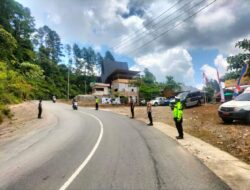 Pengamanan Kawasan Wisata Gunung Salak : Arus Lalu Lintas Terpantau Lancar