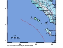 Gempa Magnitudo 6,2 Guncang Simeulue, Aceh