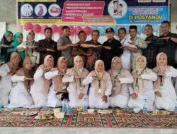 UPTD Puskesmas Syamtalira Aron Launching Intervensi Serentak Pencegahan Stunting