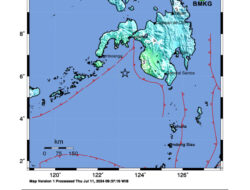 Gempa M 7.0 Guncang Kepulauan Sangihe, Sulawesi Utara