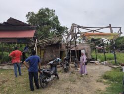 Akibat Angin Kencang, Dua Unit Rumah Rusak di Aceh Utara