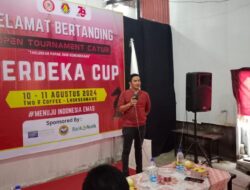 Kapolsek Banda Sakti Buka Turnamen Catur Merdeka Cup 2024