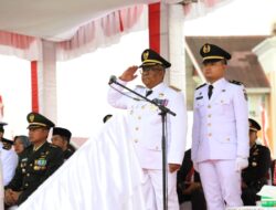 Mahyuzar Irup Upacara HUT RI ke-79 Pemkab Aceh Utara