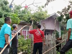 Akibat Angin Kencang, Dua Unit Rumah Rusak di Gampong Blang Crum