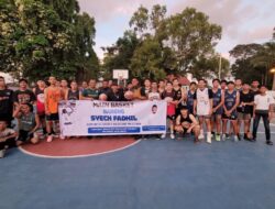 Warga Meulaboh Heboh Syech Fadhil Main Basket dengan Para Pemuda