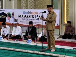 Bupati Aceh Jaya Buka Kegiatan Bimbingan Manasik Haji Tahun 1446 H/2025 M