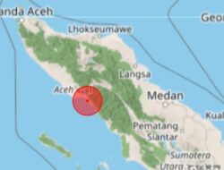 Gempa Magnitudo 6,2 Guncang Blang Pidie, Aceh Barat Daya, Tak Berpotensi Tsunami