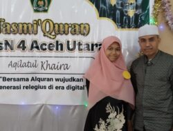 Lantunan Cinta di Ujung Ayat: Kisah Aqilatul Khaira, Qari’ah Cilik MTsN 4 Aceh Utara
