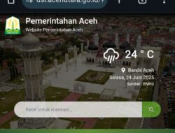 Website Dinas Syariat Islam Aceh Utara Hanya “Etalase Kosong”