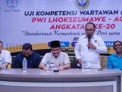 Semangat Tak Surut, Wartawan Aceh Ikut UKW di Tengah Bencana