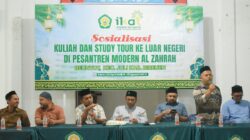 Gandeng IKAT, Pesantren Modern Al Zahrah Bireuen Sosialiasai Kuliah dan Study Tour ke Luar Negeri