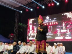 Tgk Habibi Menggugah Ingatan Puluhan Ribu Jamaah tentang Kejayaan Samudera Pasai